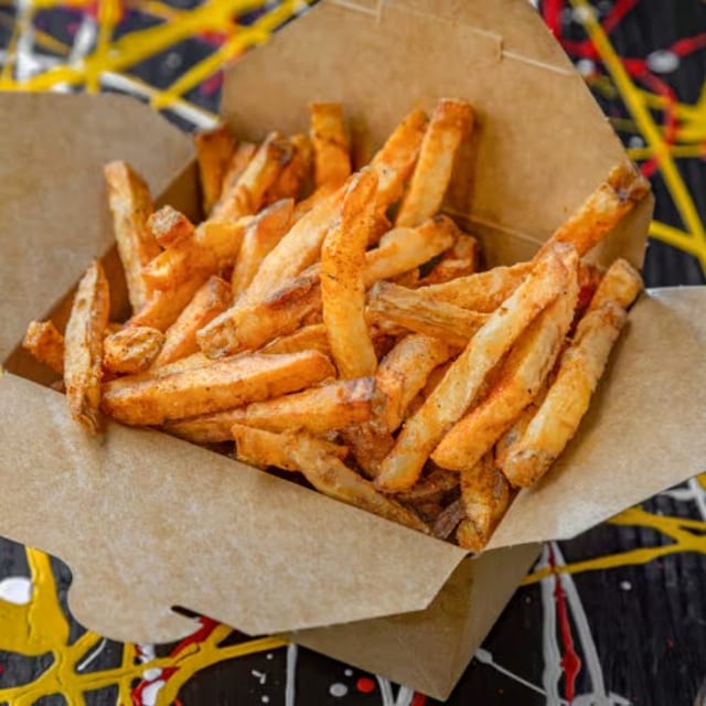 The Halal Hen's Hand Cut Fries.